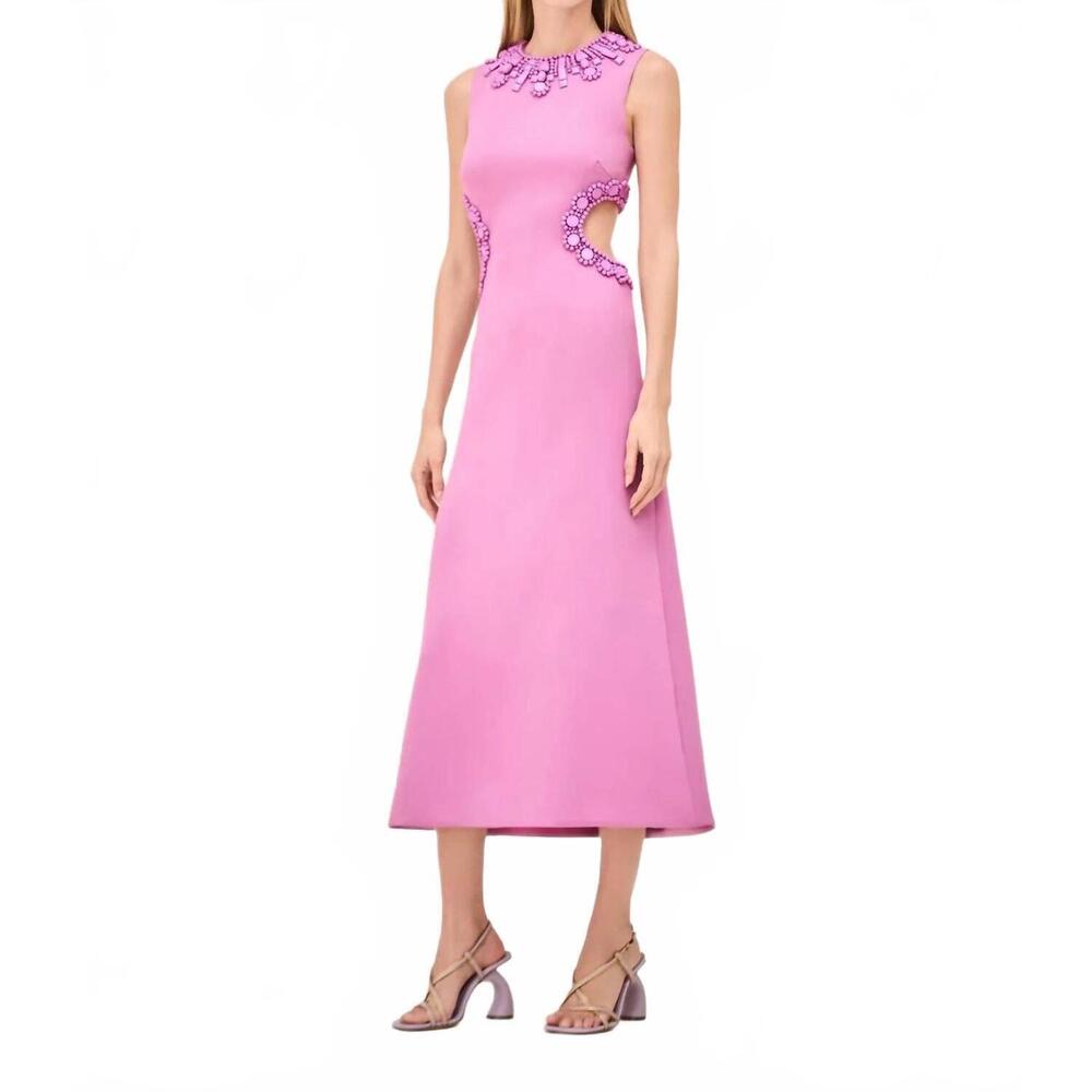 NEW ALEXIS leda sleeveless midi dress in orchid - Picture 1 of 3